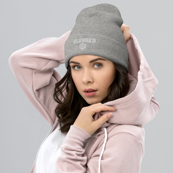 “Signature Crest Cuffed Beanie – Minimal Streetwear Essential”